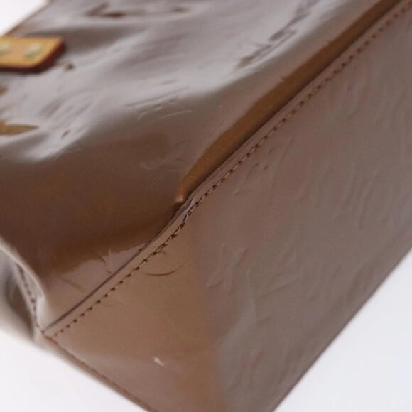 LOUIS VUITTON Monogram Vernis Reade PM Hand Bag Bronze M91146 LV Auth 132734 - Picture 14 of 16